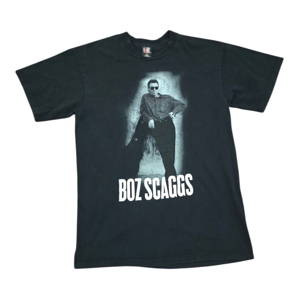 90s Vintage Boz Scaggs 1997 Tour Shirt Mens Sz XL Concert Band Tee Giant Tag